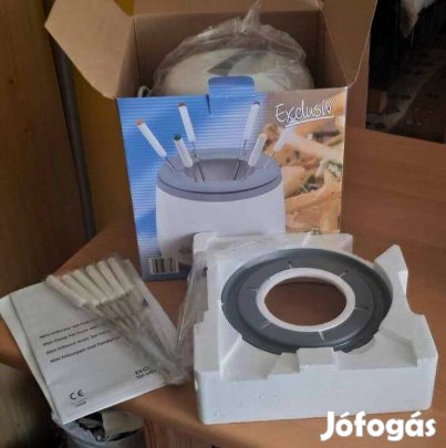 Exclusive FT100FO mini fritu/fondü sütő, kettő az egyben. Új!