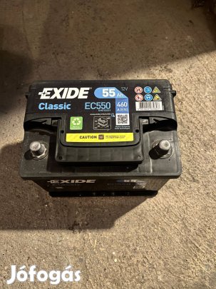 Exide Classic EC550 12V 55Ah jobb+ akkumulátor
