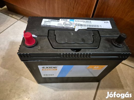 Exide (Exeb457) 45Ah B+ akkumulátor - Toyota Rav4 / Prius, hybrid - új
