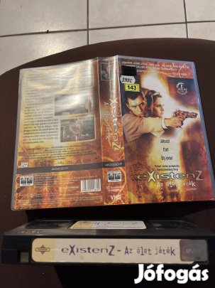 Existenz az élet játék scifi vhs 