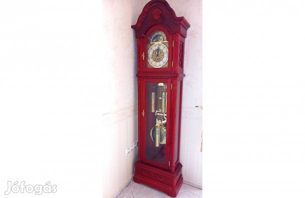Exkluzív álló óra német óraművel, ingával,harangjátékkal