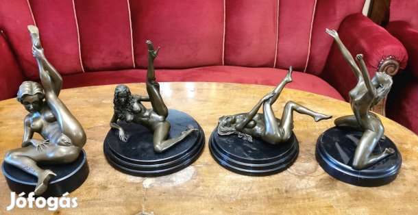 Exkluzív erotikus bronz szobor sorozat