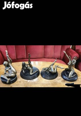 Exkluzív erotikus bronzszobor sorozat