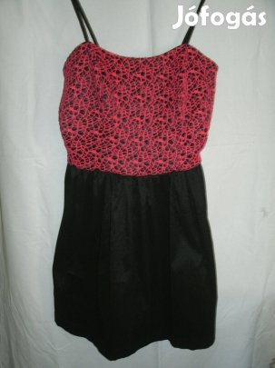 Exkluzív női vállpántos ruha. 40-es méret, hátul cipzáros