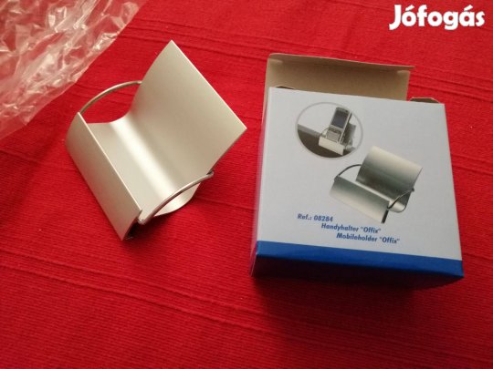 Exluzív aluminium telefon tartó új,dobozolt ,monitor tetejére,3-d ár