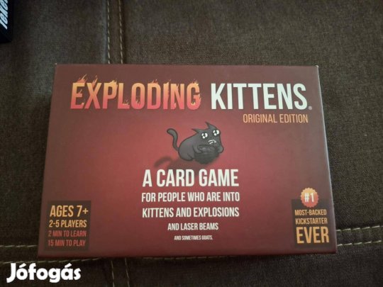 Exploding kittens kártyajáték 5000 forintért eladó