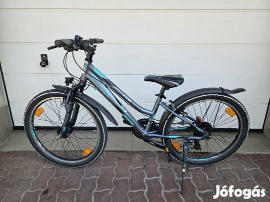 Exte Német 24 es alu vázas agydinamós gyermek kerékpár