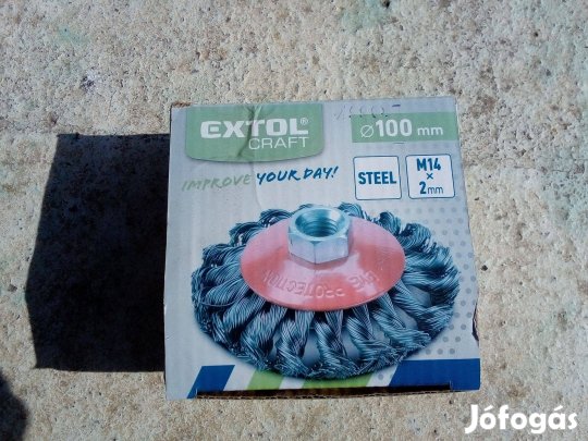 Extol Craft drótcsiszoló körkefe