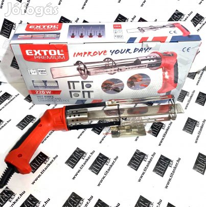 Extol Premium Hungarocellvágó hevített késes Polisztirolvágó Hungaroce