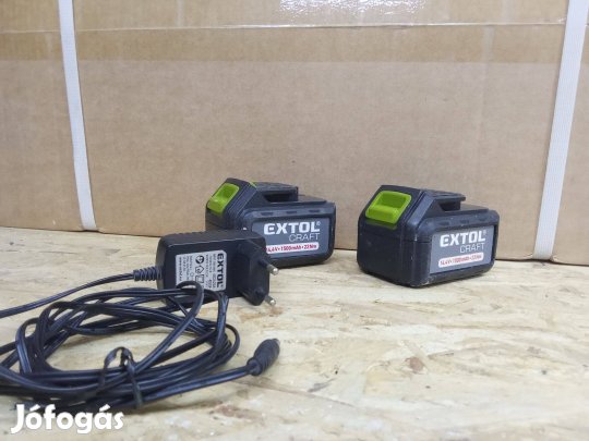 Extol akkumulátor,Li-ion,töltő