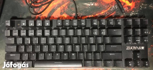 Extra Fényefektekkel - gamer billentyűzet