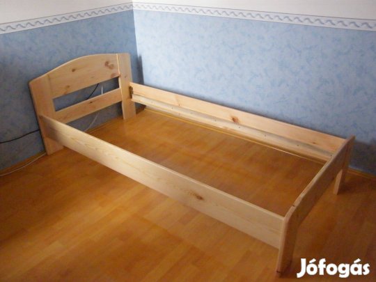 Extra erős fenyő fa ágykeret 90*200 palló ágy