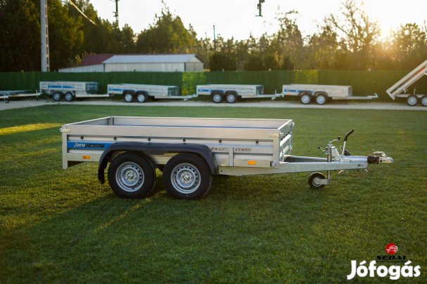 Extra erős új fékes utánfutó (263x150cm) most bruttó 1.199.000 Ft