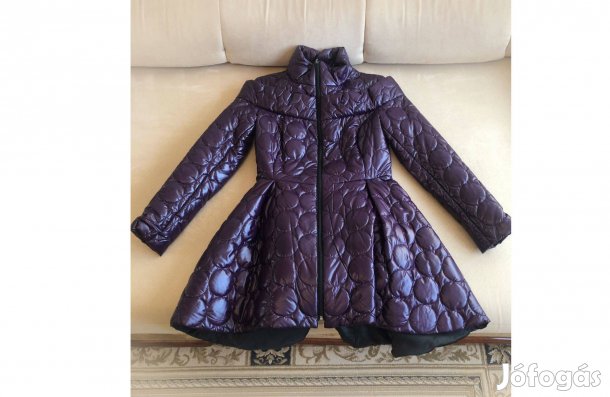 Extravagáns lila átmeneti kabát (34, 36-ra)