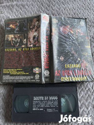 Exzsaru az utca lovagja akció vhs 
