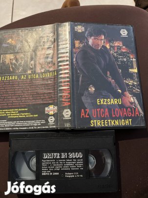 Exzsaru az utca lovagja vhs nagytok akció drive. 