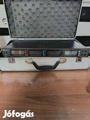 Ez egy Power Dynamics PD504 típusú, professzionális 4 csatornás UHF ve