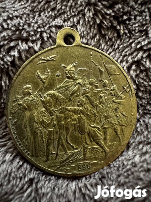 Ezredéves Történetünk Ezredekre Remény Nekünk medál