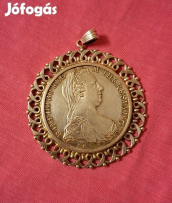 Ezüst 835 Mária Terézia medál!