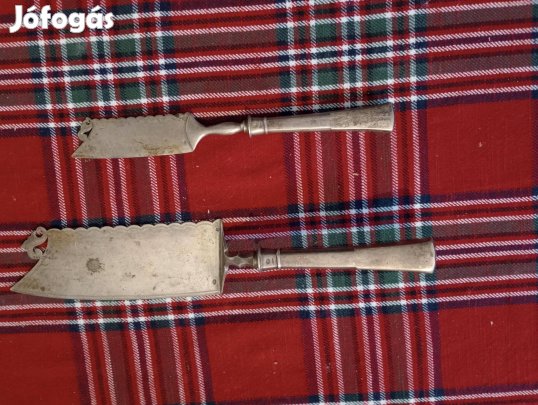 Ezüst Antik süteményes lapát 2db Dianás 1000ft/gr