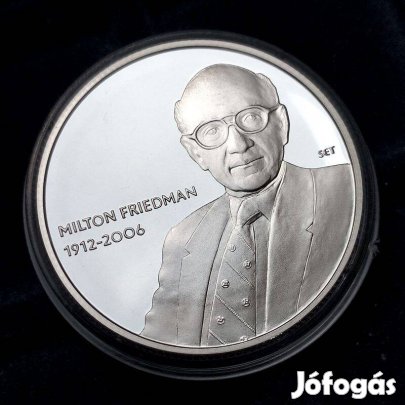 Ezüst Érme 15000Ft Milton Friedman 15000 Forint Érem PP 2022 UNC Proof