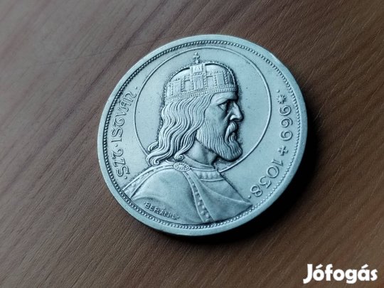 Ezüst Szent István Király 1938-as 5 Pengős