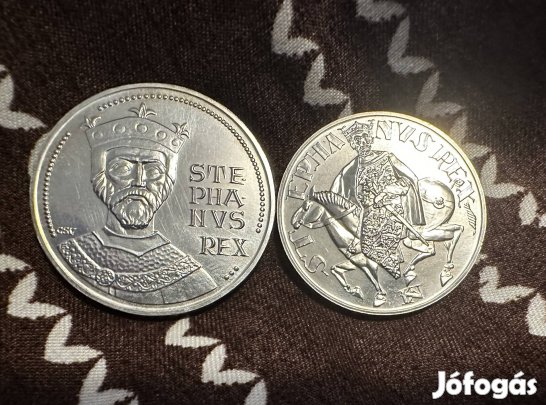 Ezüst Szent István Pár 50+100 Forint 1972 BU