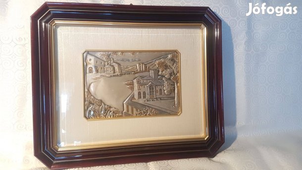Ezüst dombornyomat kézzel készült valódi ezüst nagyméretű relief