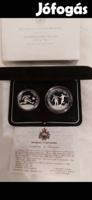 Ezüst emlékérem 2 db szett 1994-es USA FOC IVB