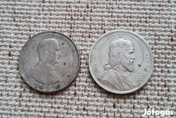 Ezüst érme, forgalomból használt állapotban