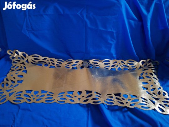 Ezüst futó terítő ( 28 x 97 ) - új