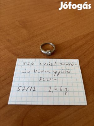 Ezüst gyuru 925