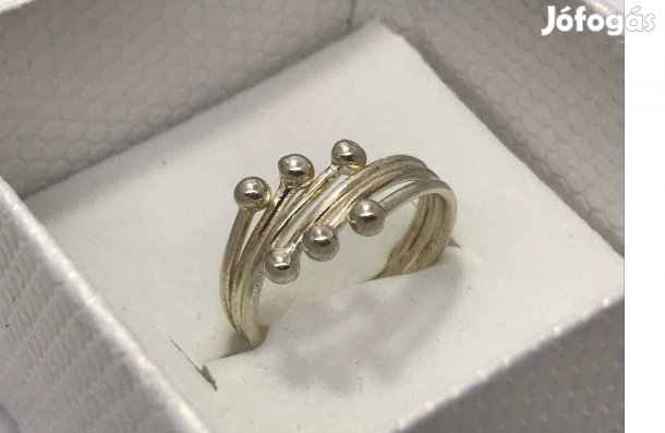 Ezüst gyűrű, 16,3 mm