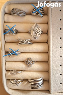 Ezüst gyűrűk