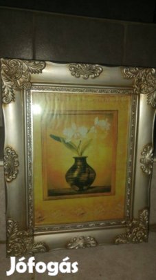 Ezüst keretes kép 33x27cm