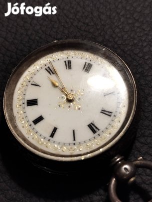 Ezüst kulcsos zsebóra 