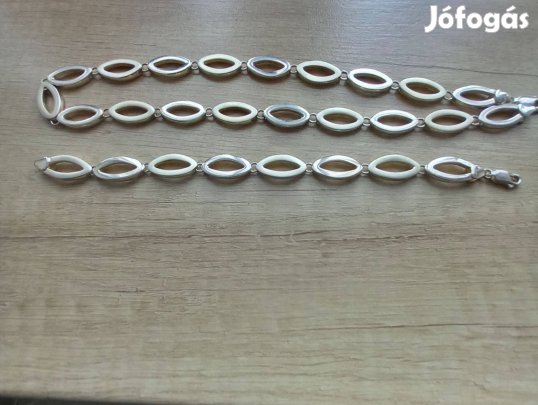 Ezüst lánc, karlánc szett