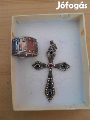 Ezüst medál,gyűrű eladó