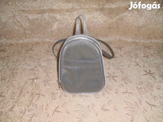 Ezüst mini hátitáska - hátizsák