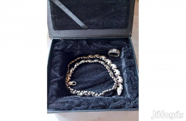 Ezüst nyaklánc 43,5 cm elegáns dobozban - Új