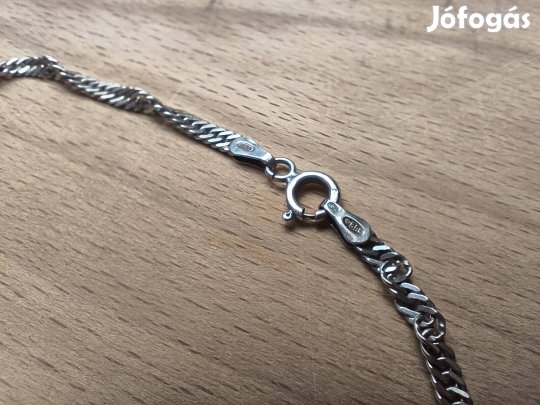 Ezüst nyaklánc + J medál