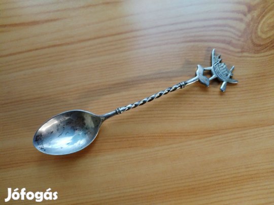 Ezüst szép régi Olasz kiskanál