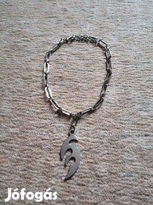 Ezüst színű bizsu nyaklánc