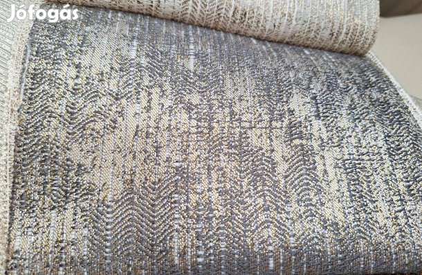 Ezüst-szürke - arany beszövéses dekor függöny (3m x 290 cm)