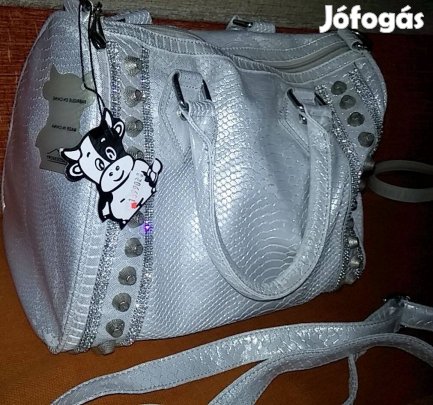 Ezüst táska Új! nagy