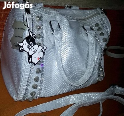 Ezüst táska Új! nagy