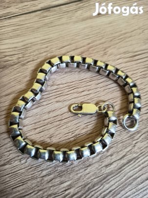 Ezüst tömör karkötő!