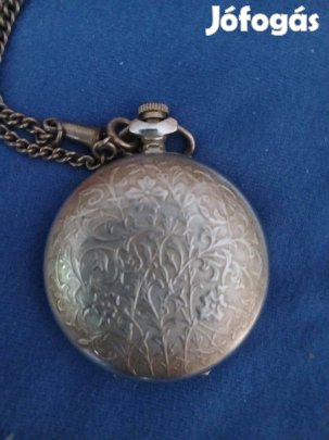 Ezüst zseb óra lancal