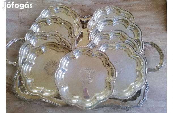 Ezüstözött Royal Sheffield tálca eladó!