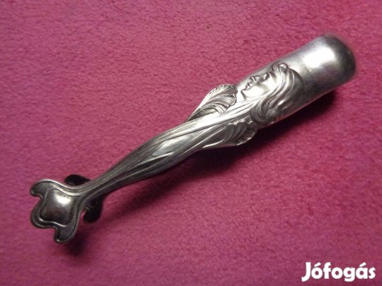 Ezüstözött alpakka cukorcsipesz eladó